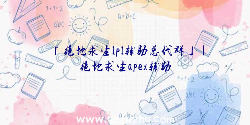 「绝地求生lpl辅助总代群」|绝地求生apex辅助